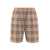 Burberry Burberry Checked Shorts Beige