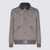 Brunello Cucinelli Brunello Cucinelli Grey Leather Jackets GREY