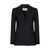 MM6 Maison Margiela Mm6 Maison Margiela Black Viscose Blend Blazer Black