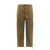 TEN C Stretch cotton wide trouser Brown