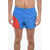 Kenzo Color Block Swim Shorts With 3 Pockets Blue