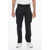 Off-White Slim Fit Pants With Zipped Ankles Black