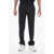 Off-White Slim Fit Pant With Eyelet Detailing Black