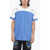 Off-White Sportswear Thermal T-Shirt With Arrow Print Blue