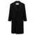 Jil Sander Single-breasted coat Black