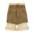 Maison Margiela Layered effect trouser skirt Beige