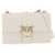 Pinko Classic Love Icon Simply Bag BIANCO SETA-ANTIQUE GOLD