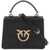 Pinko Love One Top Handle Mini Light Bag NERO-ANTIQUE GOLD