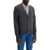 AMI Alexandre Matiussi Extrafine Merino Wool Cardigan GRIS CHINE