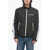 Palm Angels Padded Track Jacket With Contrasting Bands Black