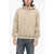 Diesel Brushed Cotton S-Ginn-Sp Hoodie With Logo Print Beige