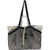 Balenciaga 24/7 Shopping Handbag WASHED NAT/BLK/L BLK