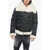 DSQUARED2 Shearling Down Jacket With Buckle Detailing Black