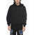 Off-White Brushed Cotton Skate Sweatshirt With Over Fit Black