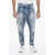DSQUARED2 Combat Tailored Denims With Light Wash Blue