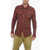 DSQUARED2 Check-Patterned Shirt With Wrinkled Effect Red