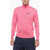 DSQUARED2 Turtleneck Sweater With Patchworks Pink