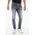 DSQUARED2 Skater Denims With Raw Cut Hem Black