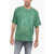 DSQUARED2 Iron-Fit T-Shirt With Acid Wash Effect Green