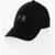 Neil Barrett Cotton Twill Cap With Piercing Black