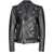 Pinko Pinko Leather Outerwears Black