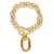 RABANNE Rabanne Double Xl Link Necklace With Pendant GOLD