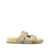 Fendi Fendi Fendi Feel Leather Sandals Beige