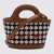 Marni Marni Brown Tropicalia Micro Totes Bag RED/WHITE/BLACK