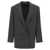 Fabiana Filippi Fabiana Filippi Pinstriped Double-Breasted Blazer GRAY