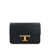 TOD'S Tod'S T Timless Mini Leather Crossbody Bag Black