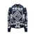 Dolce & Gabbana Silk bomber with Marina print Blue