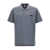 BERLUTI Logo patch polo shirt Light Blue