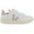 VEJA Leather V-12 Sneakers EXTRA WHITE LIGHT GREY