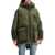 BLANCHA Shearling And Nylon Parka MILITARE