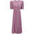 Alessandra Rich Long Dress PINK-WHITE