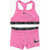 Nike Swim Nylon Stretch Bikini With Logo-Band Pink