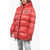 DSQUARED2 Logoed Down Jacket With Cuffs Red