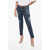 DSQUARED2 5 Pocket Jennifer Fit Denims With Raw-Cut Hem 14Cm Blue