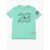 Nike Air Jordan Solid Color Crew-Neck T-Shirt With Front Print Light Blue