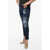 DSQUARED2 Skinny Monster Maze Denims With Embroderies 14,5Cm Blue