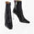 Off-White Metal Heel Allen Leather Booties 10Cm Black