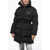 DSQUARED2 Turtleneck Long Down Jacket With Belt Black