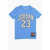 Nike Air Jordan 23 Crew-Neck T-Shirt With Maxi Embossed Logo Blue