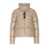 Pinko Pinko 'Micro Caban' Down Jacket Beige