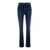 MOTHER Blue Skinny High Waist Jeans In Cotton Blend Denim Woman BLUE