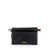 JACQUEMUS 'La Rond Carré' Black Clutch With Logo Lettering Detail In Leather Woman Black