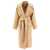 SPORTMAX Sportmax "Orense" Cashmere-Blend Robe Coat Beige