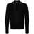 JACQUEMUS Jacquemus Le Polo Tricot Polo In Cotton With Long Sleeves Black