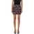 Balmain Balmain Monogram Multicolor Mini Skirt MULTICOLOR