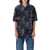 Off-White Off-White Camo Jacquard Denim Bowling Shirt MULTICOLOR